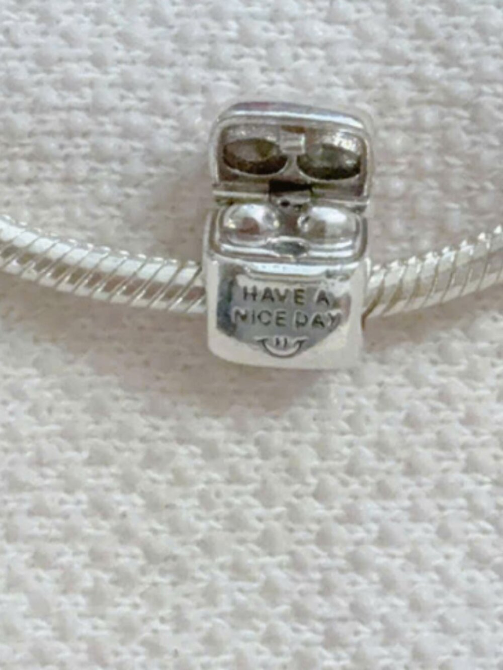 Ear Phone Charm Wireless Headphone Charm Air Buds Silver For Pandora Bracelet